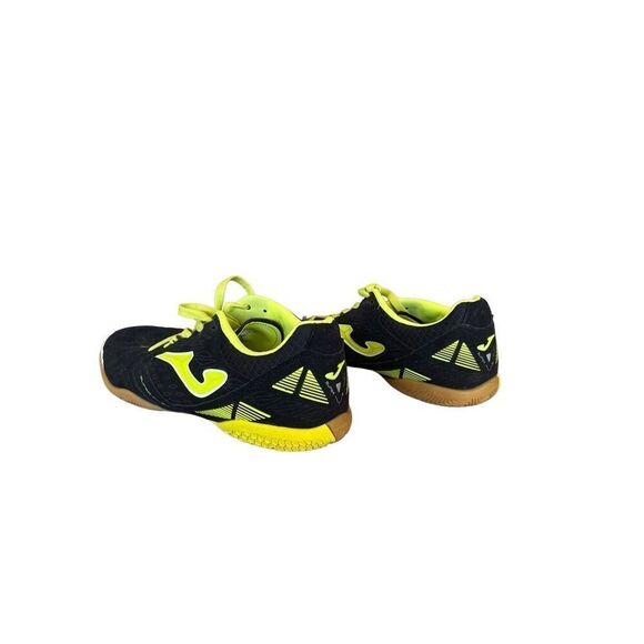 Joma Mens Black And Yellow Lace Up Super Flex Indoor Soccer Shoes Size 9.5 main image 7